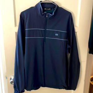 TravisMathew - Men’s Half-Zip Pullover (Navy) - Medium